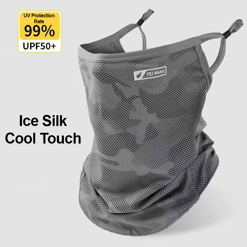 Fishing Mask Sun Protection - Nackenschutz UV-Schutz Gesichtsmaske Eisseide Unisex Gesichtsbedeckung