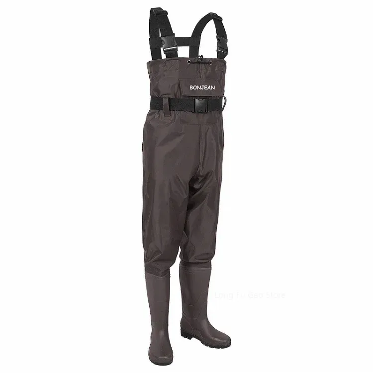 Fishing Pants Waterproof - Angeln Waders Hosen Overalls Mit Stiefel