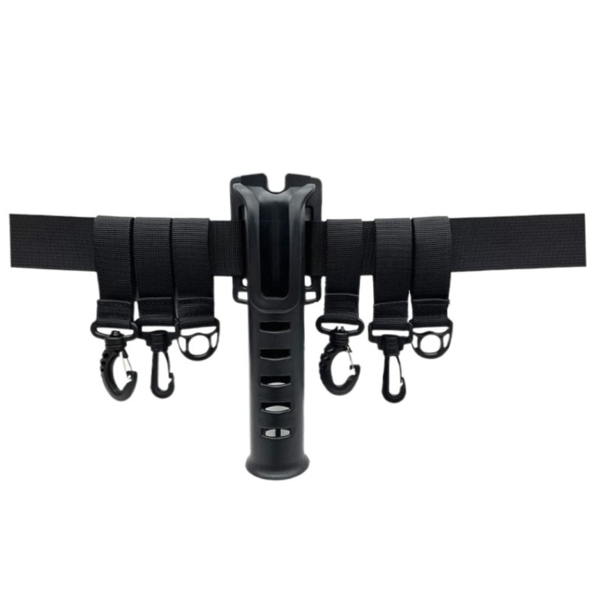 Fishing Belt - 1 Stück Verstellbarer Wathüftgürtel Angelgürtel Rutenhalter