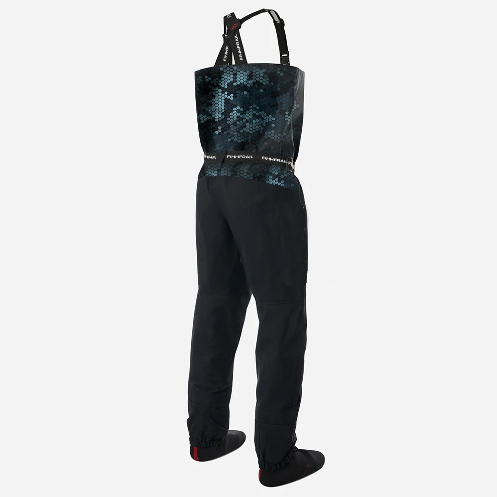 Fishing Pants Waterproof - Wasserdichte Neopren-Anglerhose für Herren, dreifarbige Waders,