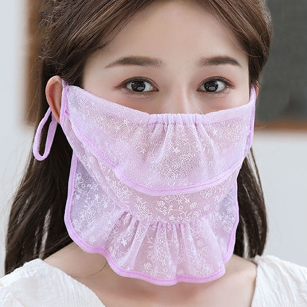 Fishing Mask Sun Protection - Wrap Cover Schal einfarbig Angeln Sonnencreme