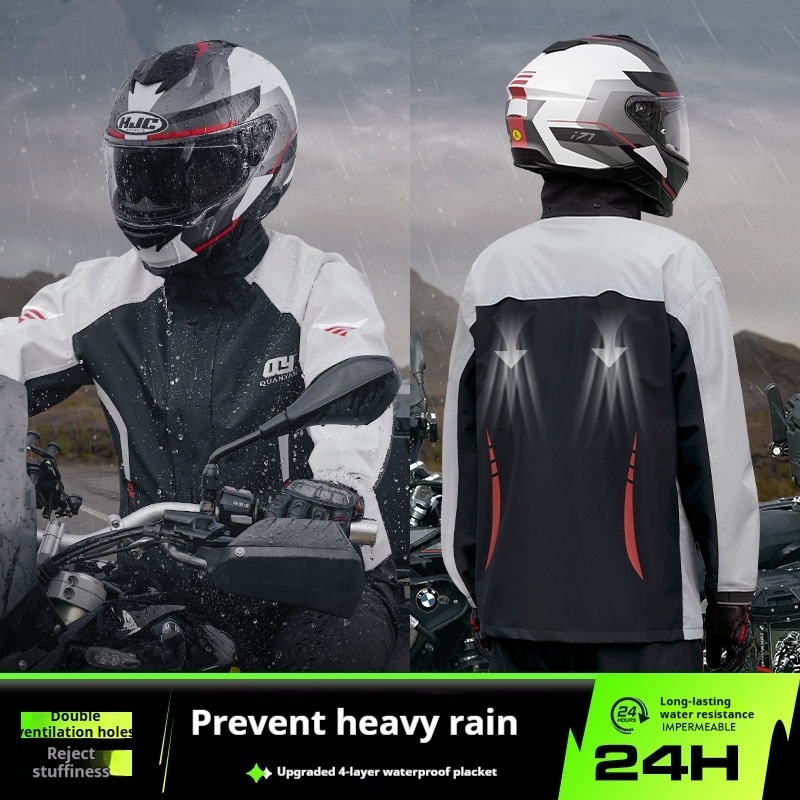 Fishing Rain Suit - Spezieller Motorradanzug, Verdickter Ganzkörper-Regenmantel, Sturmsicher, für
