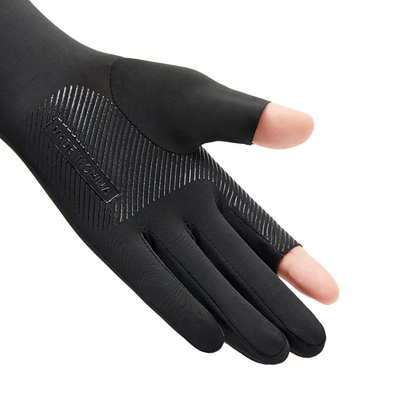 Fishing Gloves - Neue Herren-Angelarmstulpen mit Sonnenschutz, Sommer-Eisseide, elastische