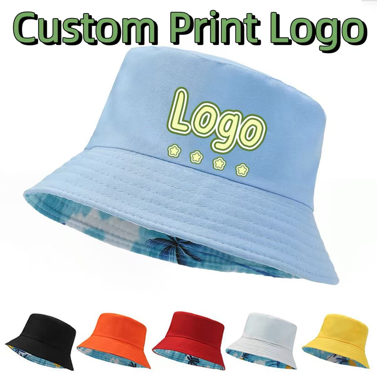 Fishing Hat - Personalisierte bedruckte Logo-Sonnenschutz- und Sonnenschirm-Doppelseitige Fischerhüte