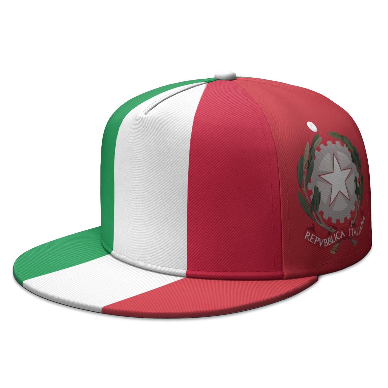 Fishing Hat - Italien, kostenloser individueller Name, Nummer, Team-Logo,