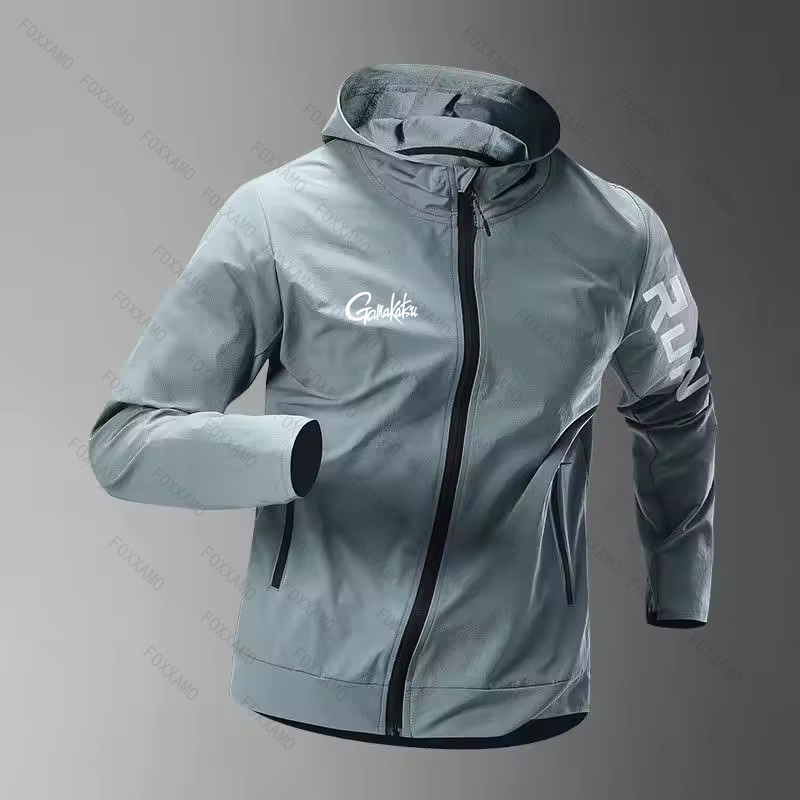 Fishing Jacket Waterproof - Gamakatsu Fishing Herrenjacke, winddichter Sportmantel für