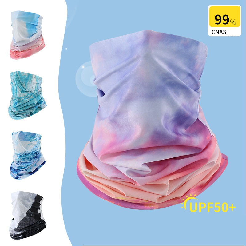 Fishing Mask Sun Protection - Mode Farbe Nahtlose Radfahren Bandana Hals