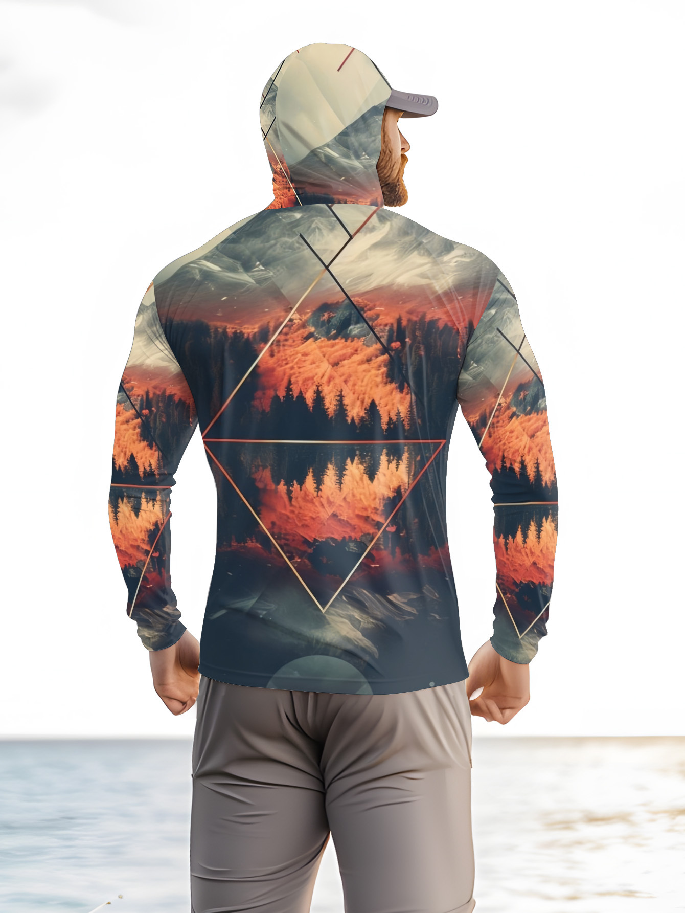 Outdoor-Anglerhoodie für Herre – Fishing Mask Sun Protection Bewertung und Preis