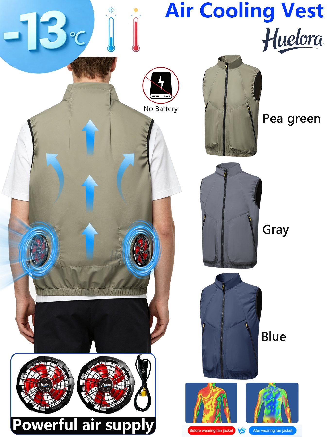 Luftkühlende Weste für Männer  – Fishing Vest Bewertung und Preis