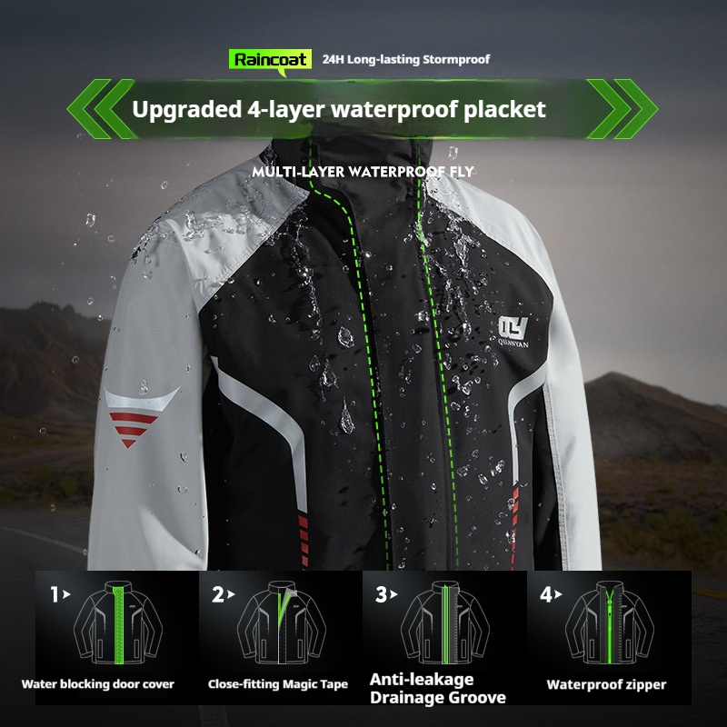 Spezieller Motorradanzug, Verd – Fishing Rain Suit Bewertung und Preis