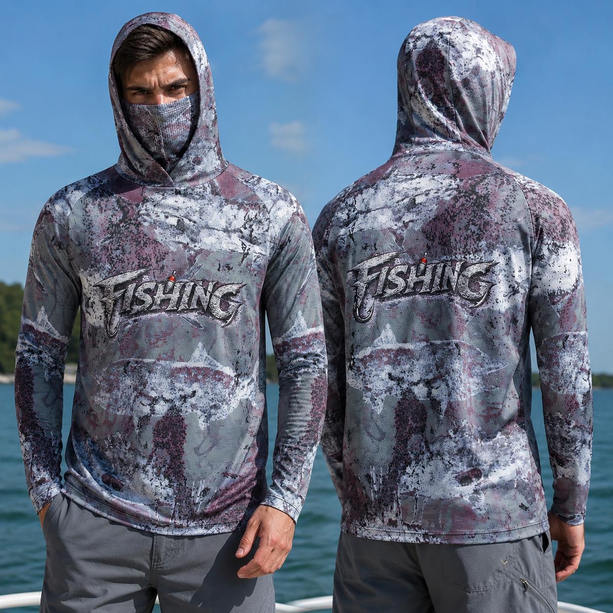 Angelshirt mit Kapuze für Herr – Fishing Mask Sun Protection Bewertung und Preis