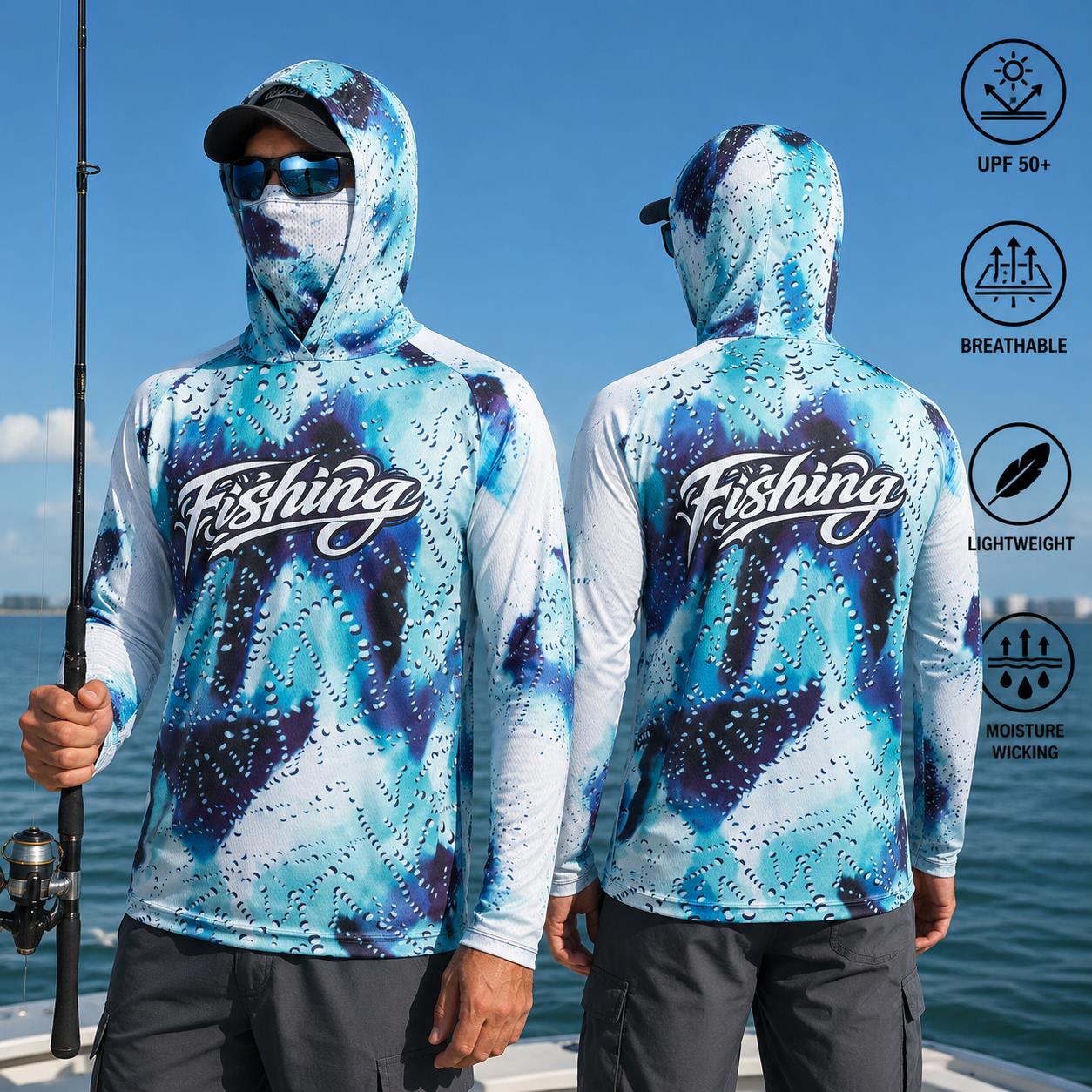 Angelshirt mit Kapuze für Herr – Fishing Mask Sun Protection Bewertung und Preis