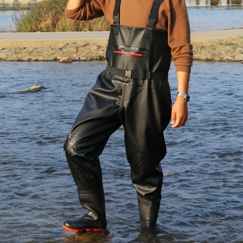 Nützlicher PVC-Angelanzug mit  – Fishing Pants Waterproof Bewertung und Preis
