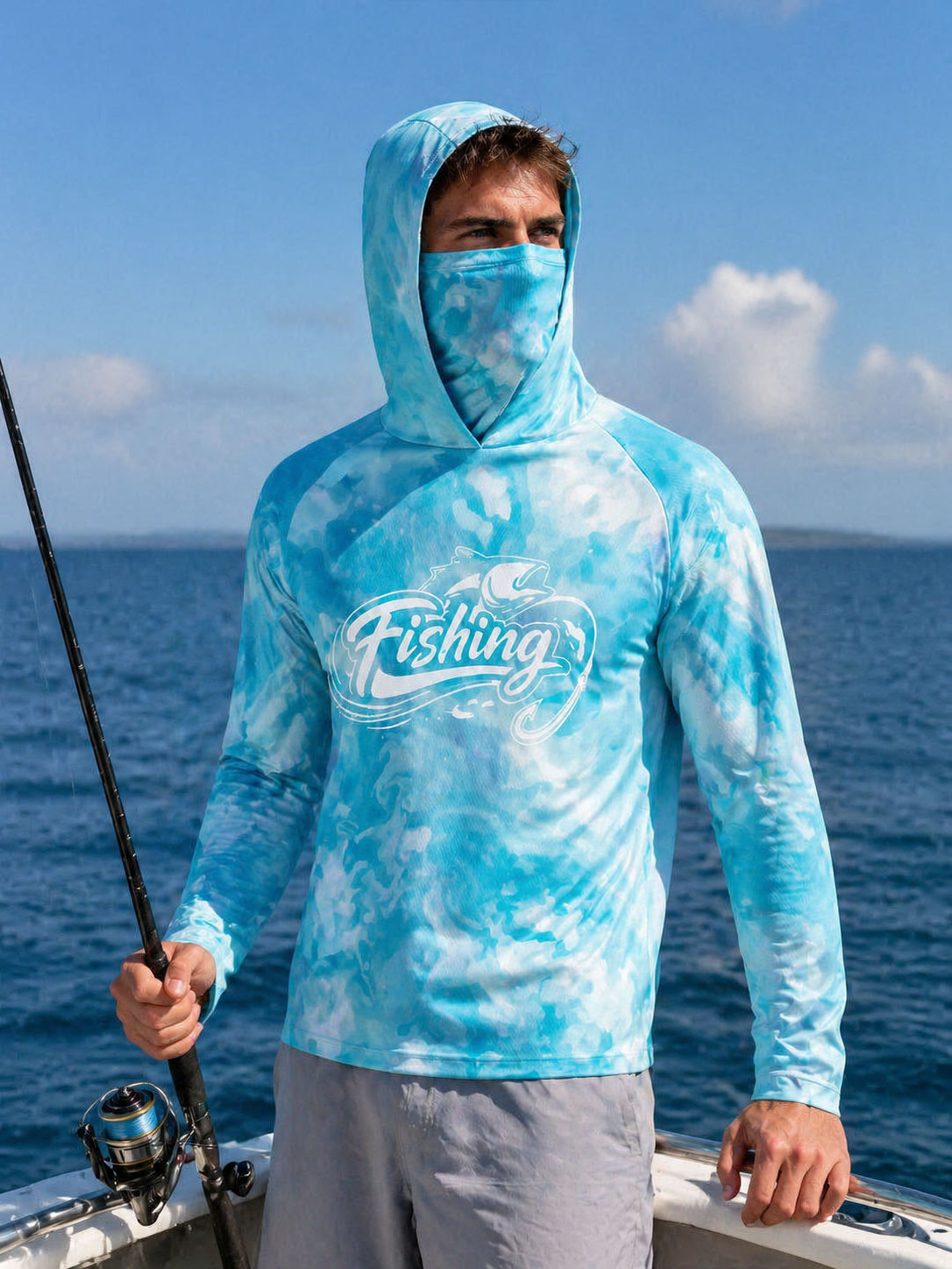 Angelshirt mit Kapuze für Herr – Fishing Mask Sun Protection Bewertung und Preis