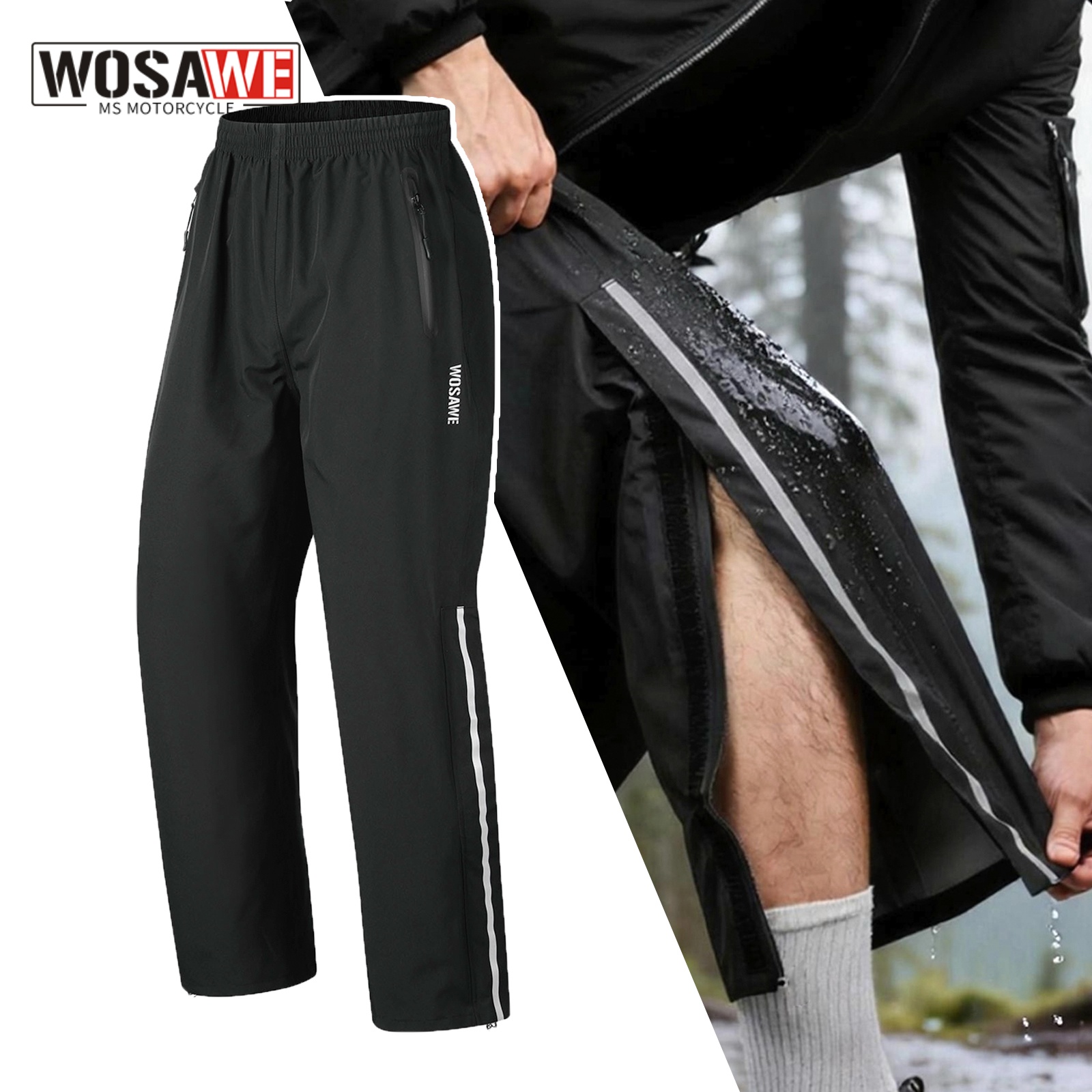 WOSAWE Regenhose, winddicht, f – Fishing Pants Waterproof Bewertung und Preis