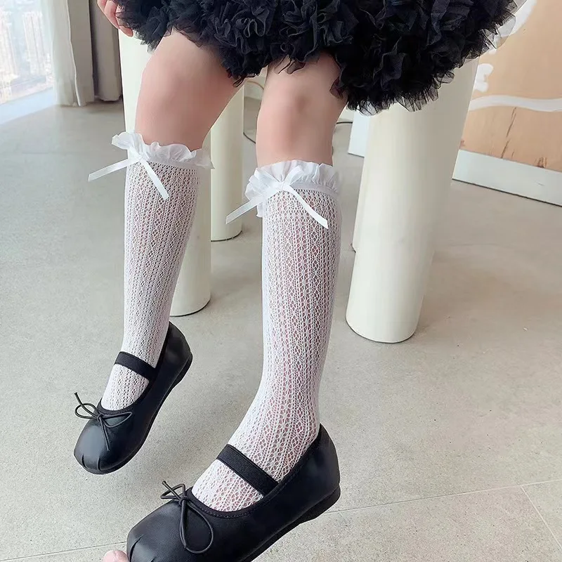 Mädchen Lange Röhre Spitze Str – Fishing Socks Bewertung und Preis