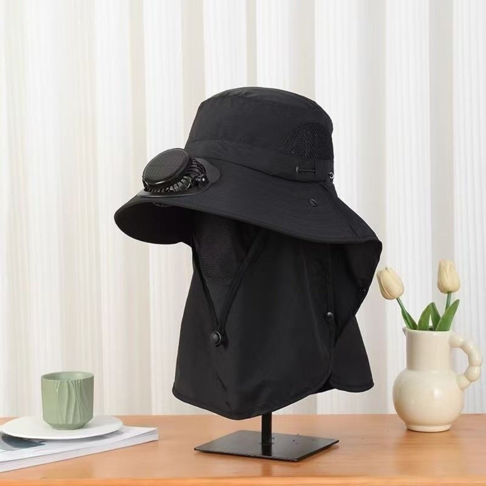 Tragbarer Solar-Ventilatorhut, – Fishing Hat Bewertung und Preis