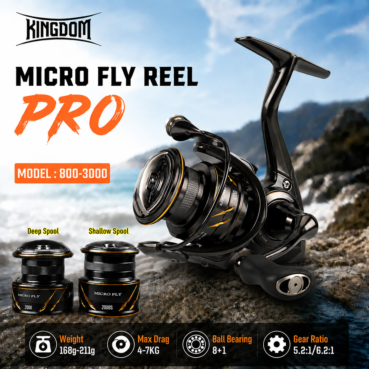 Kingdom Micro Fly Pro Angelrol – Abu Garcia Reel Revo Bewertung und Preis